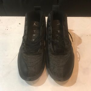 Jordan Men’s Black & Grey size 12